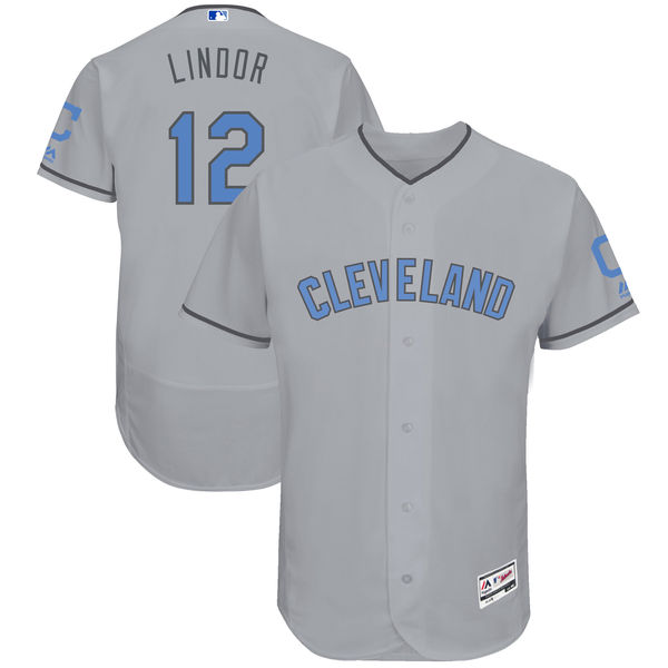 Men's Cleveland Indians Flex Base Custom Jersey MLBC0087